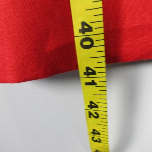 J.Crew High Neck Sheath Dress Midi 2 Red Linen Stretch Pencil Career Office 348 - Picture 10 of 11